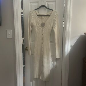 NWT Happily Grey Sweater Dress